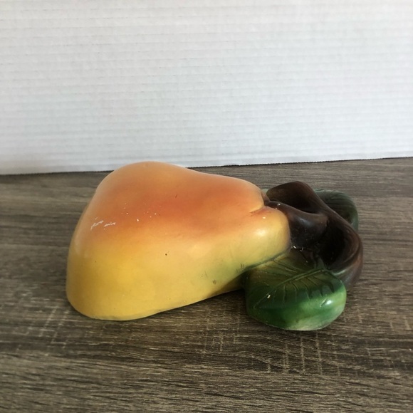 Vtg Vibrant Pear Chalkware Wall Art - Picture 5 of 13